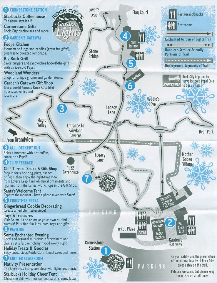 Vacation 2007-12 - Rock City 0010.jpg - Rock City outside of Chattanooga Tennessee has been a tourist attraction since 1932. I remembered seeing barn roofs painted with "See Rock City" and wanted to pay a visit to its home on Lookout Mountain. Christmas Vacation 2007-08.